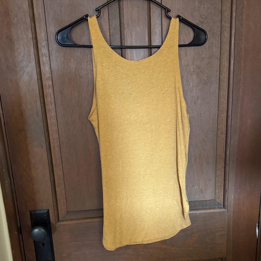 Next Level Apparel Mustard Tank Top - Picture 2 of 3
